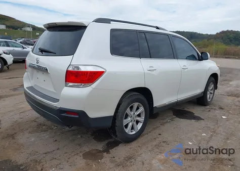 2012 Toyota Highlander Se V6 from USA, damaged, VIN 5TDZK3EH7CS059338